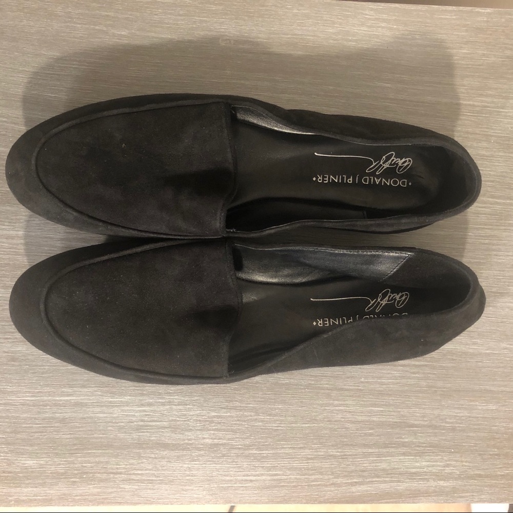 Donald Pliner Denny Loafers in Black Suede, NWOT